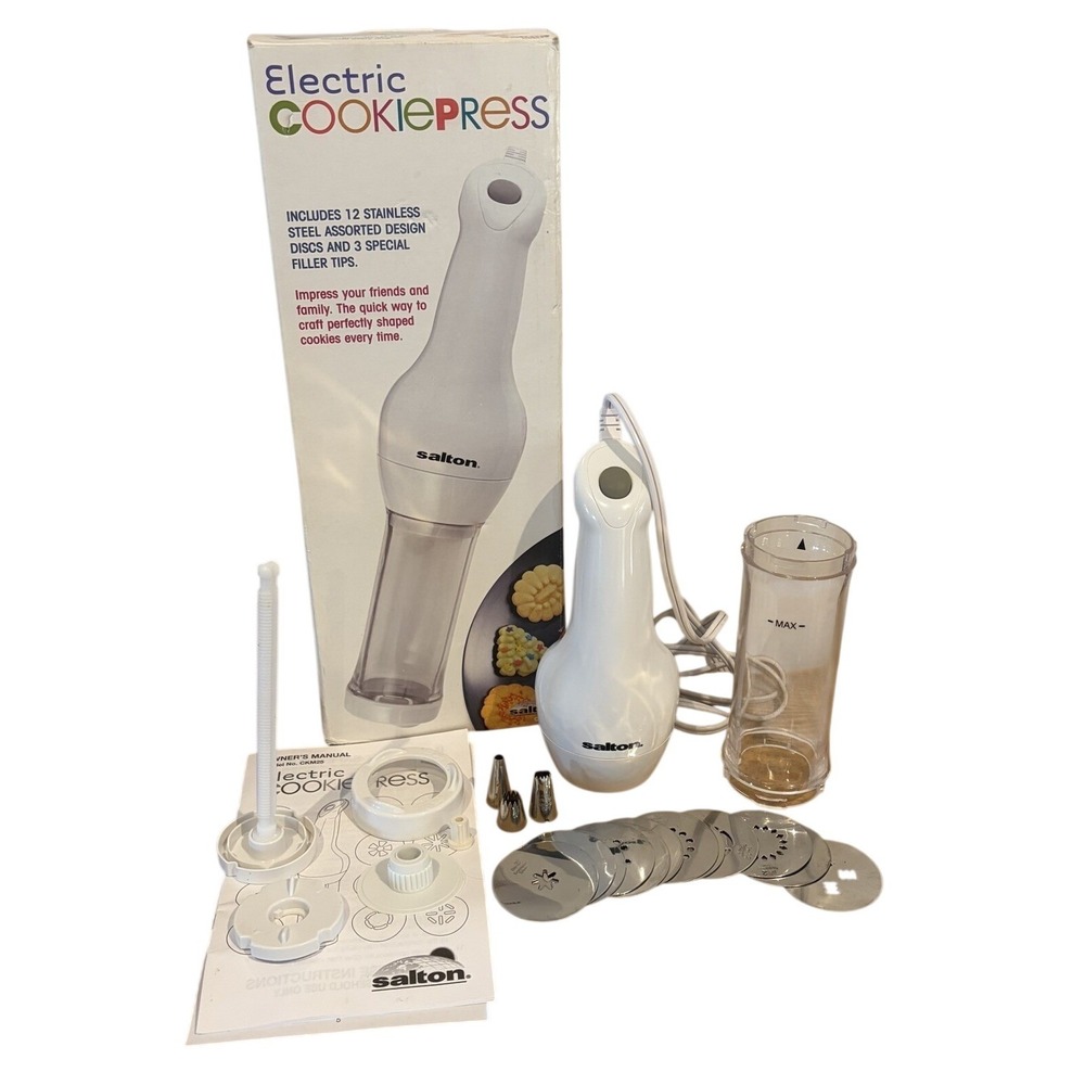 Vintage Salton Electric Cookie Press CKM25 Brand New Free Shipping